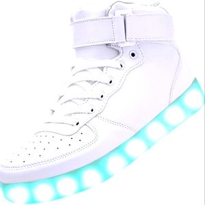 Odema LED Shoes High Top Light up Sneakers for Women Men Girls Boys